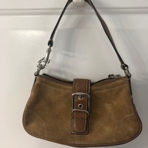 Coach, Suede Tan Mini Bag